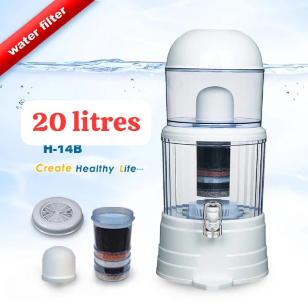 Filtre à eau Rainfresh BH010 pour toute la maison, débit élevé (jusqu'à 20  gal/min / 75 l/min)