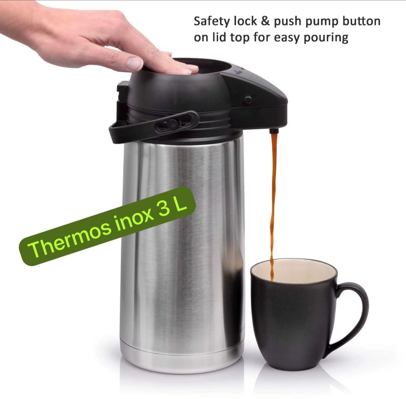 Thermos 3L ou 5L intérieur inox