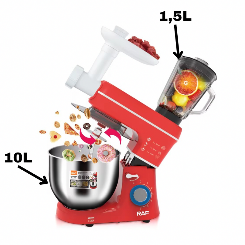 Mixeur multifonctions 5 en 1 - 10L