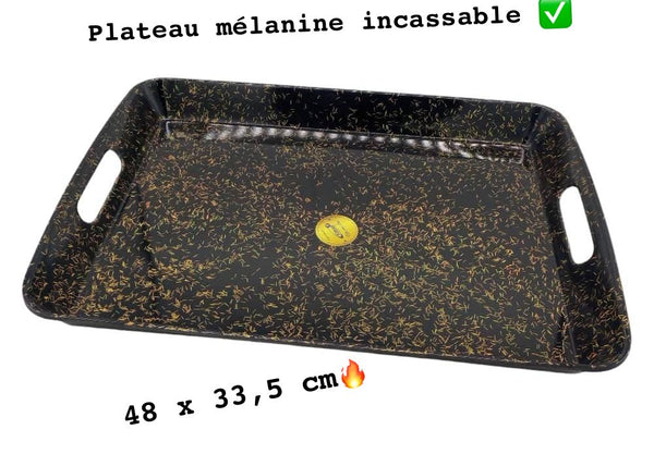 Plateau mélanine incassable 48 x 33,5cm